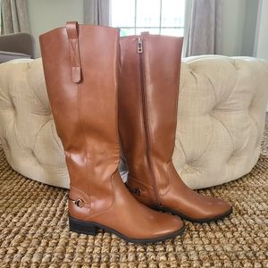 NWT Sam & Libby 👢 7 Cognac Riding Boot